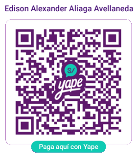 Código QR de Yape para pagar